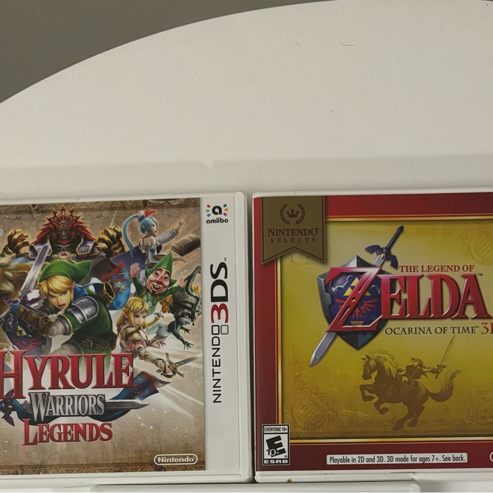 **SOLD** Zelda Ocarina & Hyrules Legends 3ds Games
